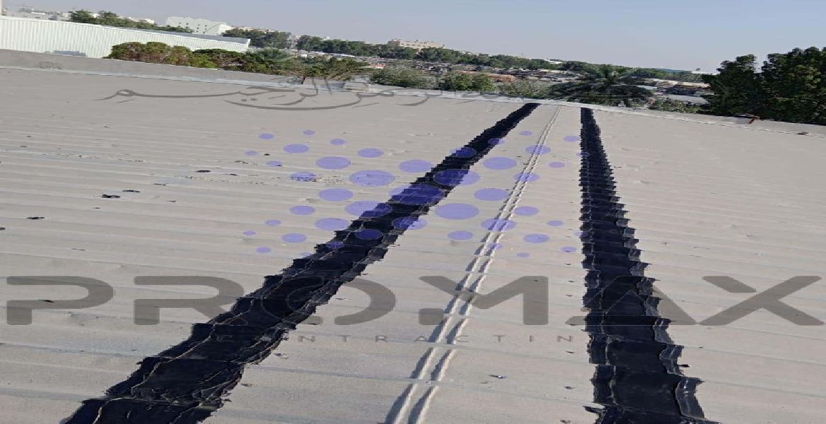 Solace Marine - metal roof waterproofing project by Promax in Dubai, UAE